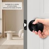 goldenwarm 1 Pack Black Interior Passage Door Knob Handle for