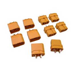 AMASS 純正XT60Uコネクターオスメス5セット