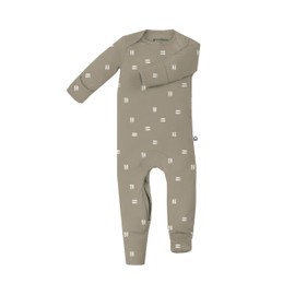 GUNAMUNA Unisex Baby Toddler Ultra-Soft Convertible Pajama, Footie or Romper Sleeper with Diaper Zipper, Smore, 18-24 Months