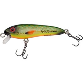 Abu Garcia Svartzonker McCelly, Fishing Hook, Realistic Hand Painted Hard Lures with Strong Berkley Fusion Treble Hooks, Predator Fishing, Pike, Unisex, Fire Carp, 9g | 70mm