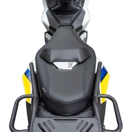 Lorababer Motorcycle One-Piece Complete Seat Front Driver Rear Passenger Pad Cushion fit for ADV160 ADV 160 2022 2023 2024 2025 (Black+Silver)