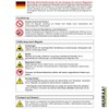 Huuraa Magnet Amrum Strandmotiv Geschenk 59mm Flaschenöffner Amrum Geschenkidee