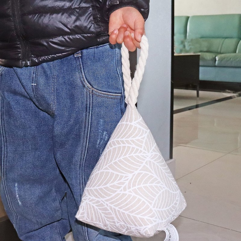 Door Draft Stop-Cute Rice Dumpling Weighted Door Stopper for Home