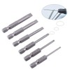6Pcs 50mm 2-6mm Flat Head Slotted Screwdriver Bits Set S2