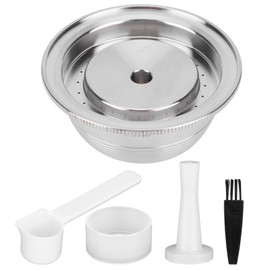 Coffee Capsule Set 304 Stainless Steel Reusable Refillable Filter for Nespresso Vertuo Plus