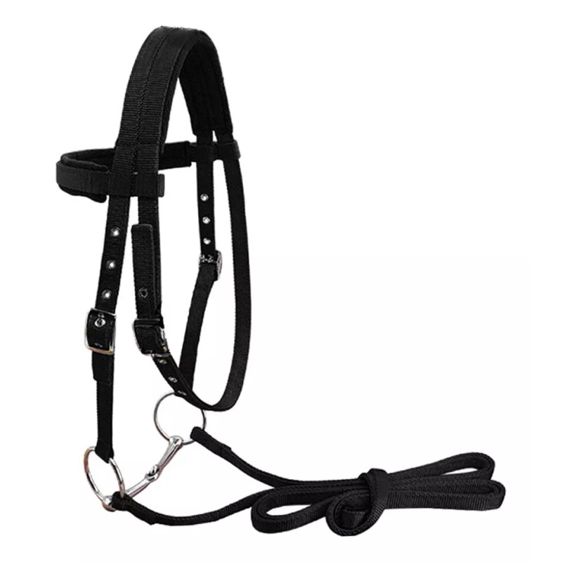 generic Riendas De Brida Para Montar A Caballo Negro M