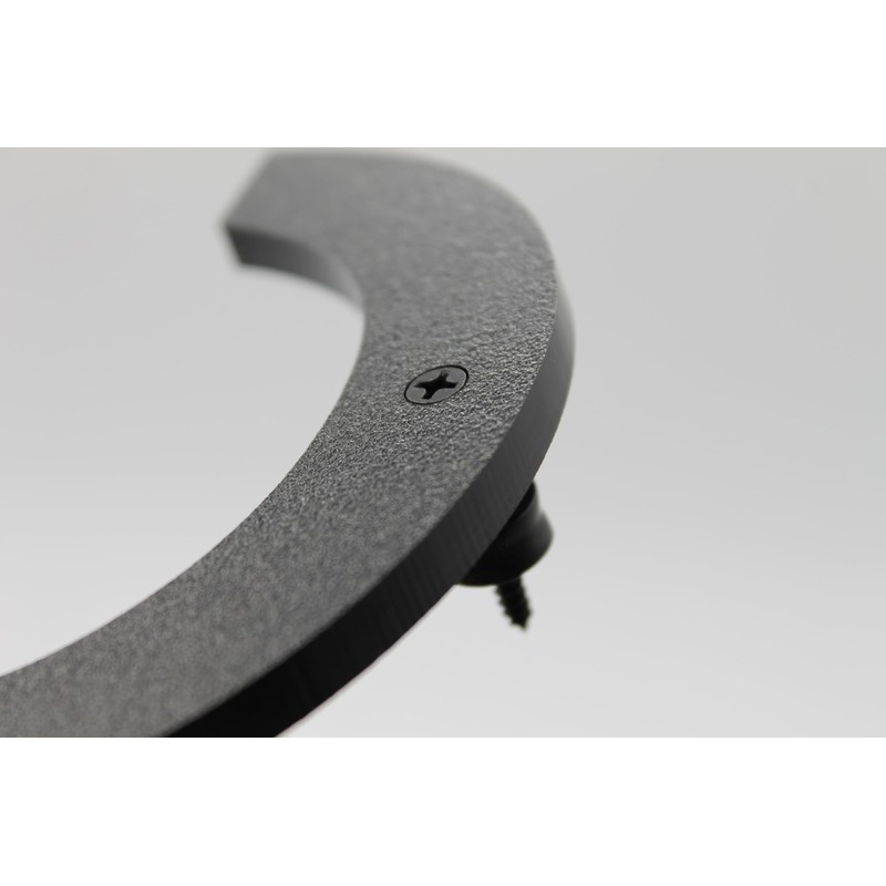 8 inch Large Modern House Numbers for outside, Black plastic