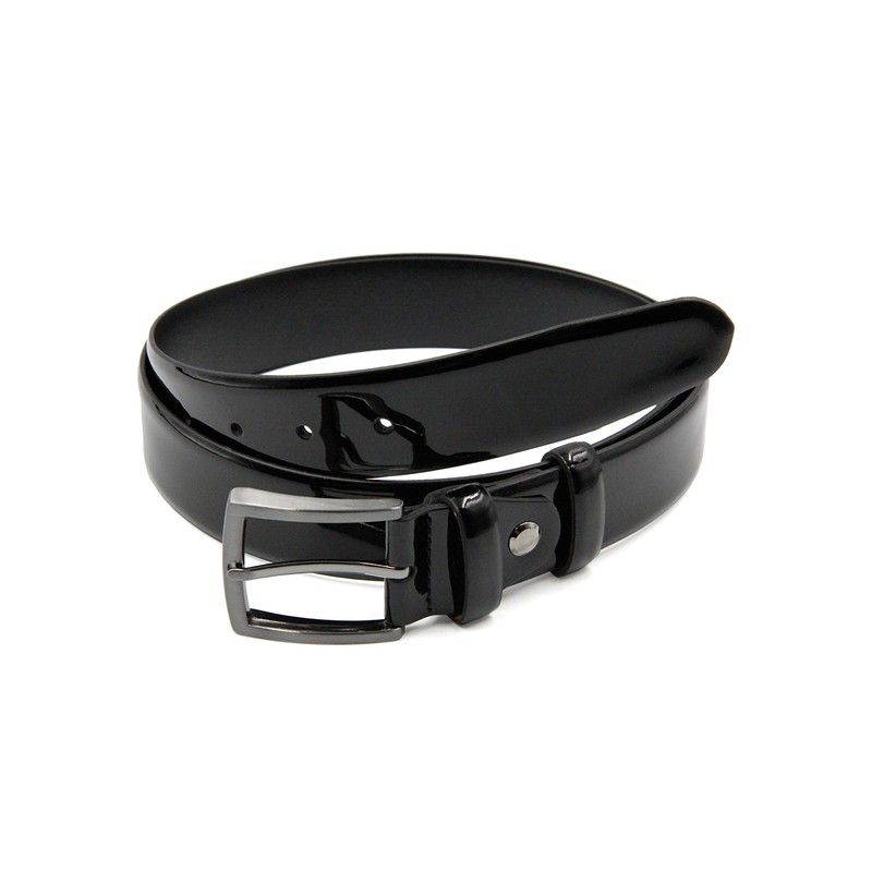 Redbridge Men's Leather Belt Patent Belt RBC Premium Black 90