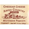Amish Country Ladyfinger Microwave Cheddar Cheese Microwave Popcorn, 3.5 oz.