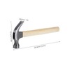TEHAUX Ergonomic Craftsmen Hammer Portable Dual Head Hammer for Woodworking