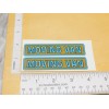 Structo Pre-War Moving Van Truck Replacement Stickers ST-134