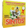 SINTOS Paletas Exhibidor 50 piezas con miel y extractos naturales