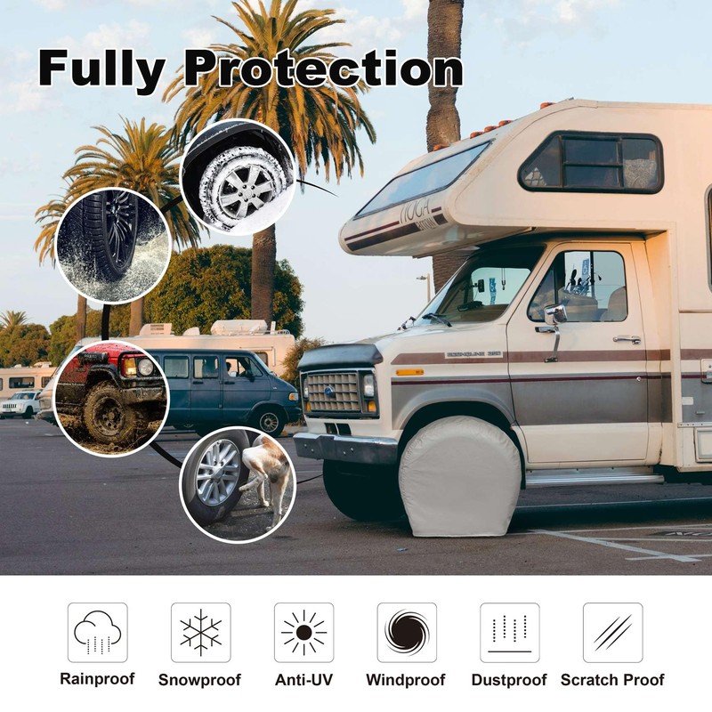 Explore Land Tire Covers 2 Pack - Tough Tire Wheel