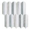 Tilingview 10PCS Peel and Stick Backsplash for Kitchen, Self-Adhesive Marble