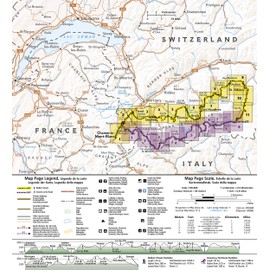 Haute Route Map [Chamonix to Zermatt] (National Geographic Trails Illustrated Map, 4001)