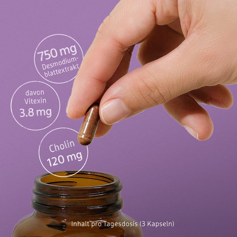 High Dose Desmodium Extract - 90 Vegan Capsules - Enough