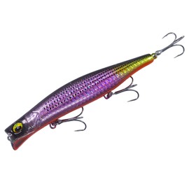 Momo Lure, Sea Bass Lure, Kagemusha, Kagemusha, 124F, Plus, 0.8 oz (22 g), BKK High-Grade Hook, Floating (Red Berry Konoshiro)