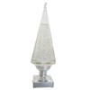 Kurt Adler Battery-Operated Lava Light Tree, 14-Inch, Clear and Silver