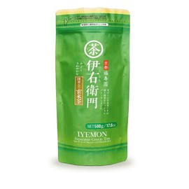 Iyemon Brown Rice Tea with Matcha, 17.6 oz (500 g)