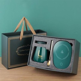 Smart Tumbler with Constant Temperature Heating Cup & Coaster - Christmas Edition (LF1156, Free Size) Option 03 2ea