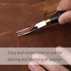 Diudus Leather Edge Beveler Tool, French Skiver, 6mm Wide Mouth