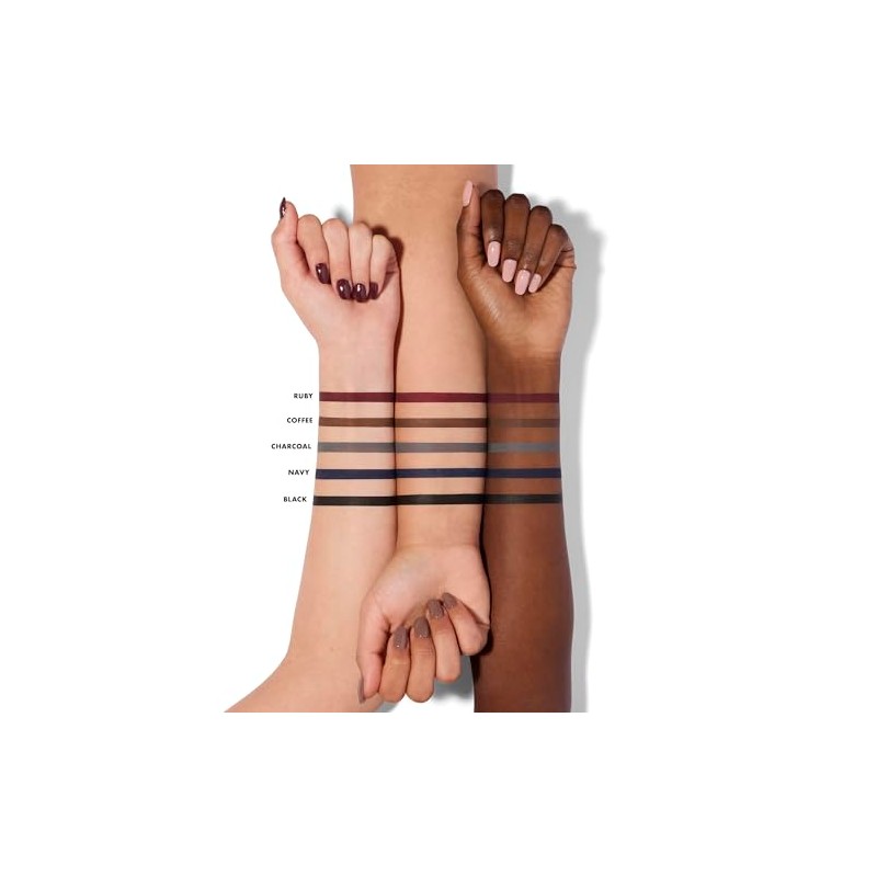 e.l.f. No Budge Retractable Eyeliner, Creamy, Ultra-Pigmented & Waterproof, Creates