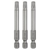 HARFINGTON 3pcs T30 Torx Head Screwdriver Bit 1/4" Hex Shank