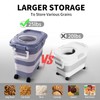 nxizoli 25 Lbs Dog Food Storage Container 2PCS, Collapsible Dog