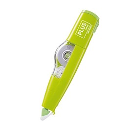Plus Japan 6 m x 4.2 mm Refillable MR Pen Style Correction Tape - Green, 49187