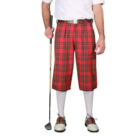 Golf Knickers Plaid Mens 'Par 5' - Royal Stewart - 30"