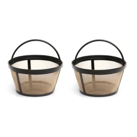 Mr. Coffee GTF2-1 Basket-Style Gold Tone Permanent Filter, Set of 2