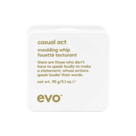 EVO Casual act moulding whip, styling cream for all hair types, short to medium length, for flexible hold and shine, vegan, without sulphates, 90 g