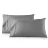 Abripedic Standard Size Pillowcases, Gray, 100% Cotton Pillowcases, Cool Cotton