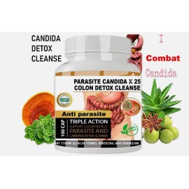 Potent Candida Cleanse Support Capsules & Detox | Herbs, Enzymes & Yeast #1