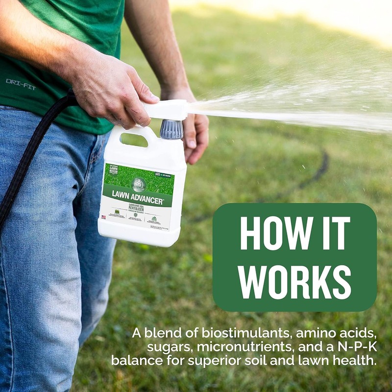 Turf Titan Lawn Advancer Fast-Acting Liquid Lawn Fertilizer (32 oz)