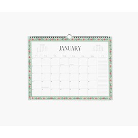 RIFLE PAPER CO. Appointment Calendar, Dated for the Months of January - December 2026, Space for Everyday and Monthly Notes, Remember Birthdays & Anniversaries (15" L x 12" W), Wildwood