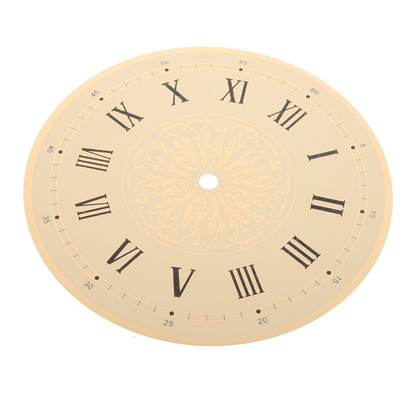 Mipcase 2pcs Aluminum DIY Clock Dial Replacement Stylish Roman Numeral