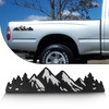10 Inch Snow Mountain Graphic Logo Badge, Trunk Mountain Logo