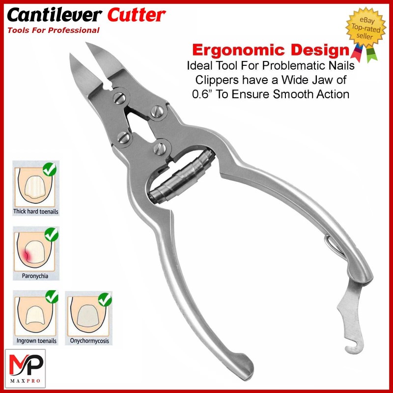 INSTUMAX® Thick Nail Clipper Cutter – Podiatry Chiropody Heavy Duty