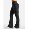 YEOREO CoreFlex Women Workout Flare Leggings with Pockets Hidden Scrunch