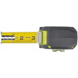 RYOBI Cinta métrica compacta de 25 pies RHTM25