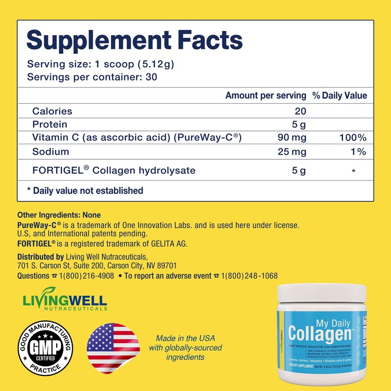 My Daily Collagen - Premium Multi Collagen Peptides Powder with