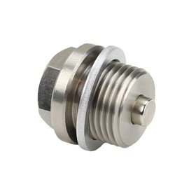 Votex - Magnetic Oil Drain Plug fits Harley Davidson VRSCB V-Rod (2004-2005) - Made in USA - Stainless Steel
