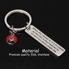 AHAETH Ladybug Gifts Keychain Ladybug Jewelry for Women When She