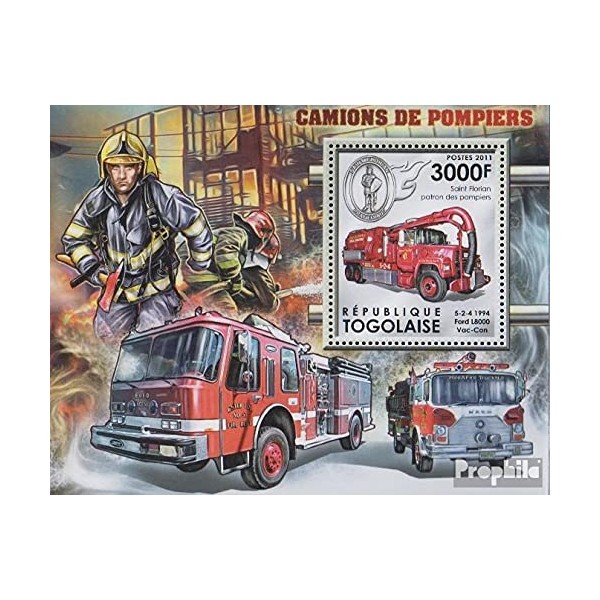 Togo Block693 (complete.issue.) unmounted mint/never hinged ** MNH 2012 Fire