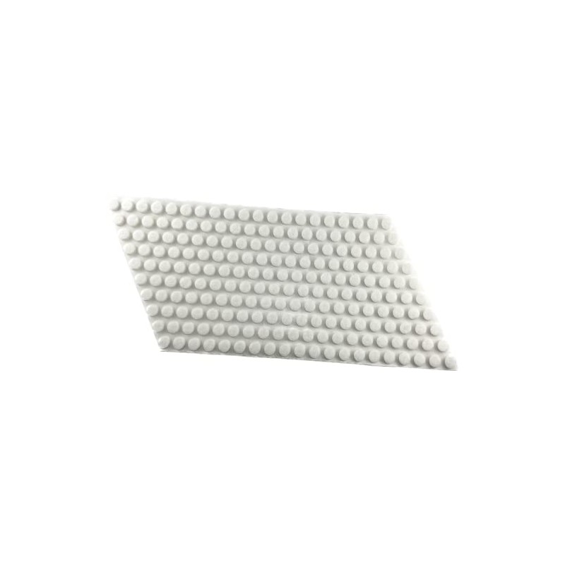 Harris Hardware 795-B2 White Self Adhesive 3/8" Round Furniture Felt