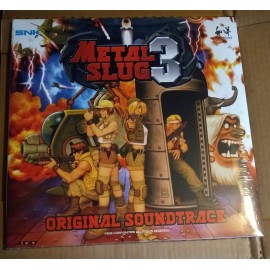 Metal Slug 3 Video Game Soundtrack SNK Limited Clear Blue Splatter Vinyl Wayo LP