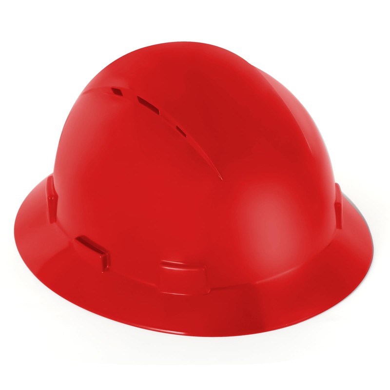 Zeluga 15-439 HDPE Full Brim Hard Hat, Construction Safety Helmet