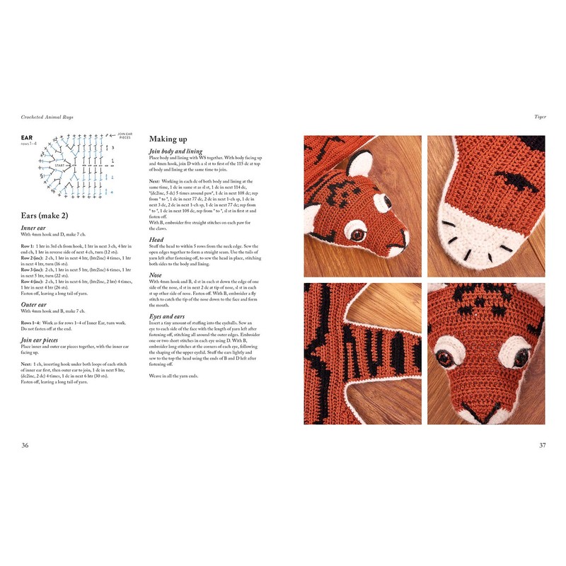 Crocheted Animal Rugs