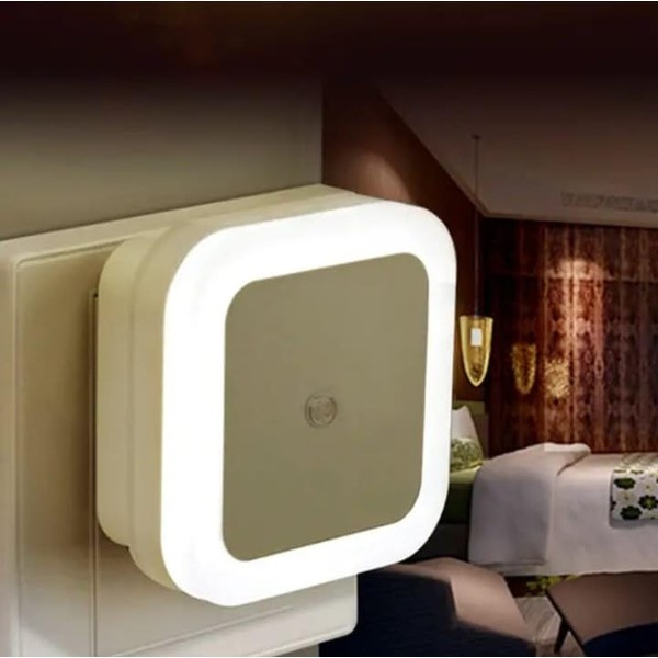 Wireless plug in night light
